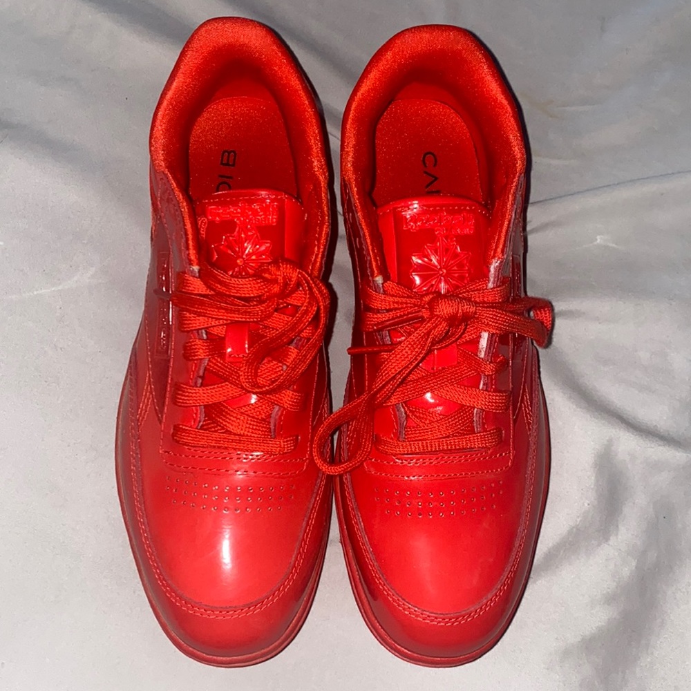 CARDI B Reebok COATED CLUB C DOUBLE SNEAKER 🩸